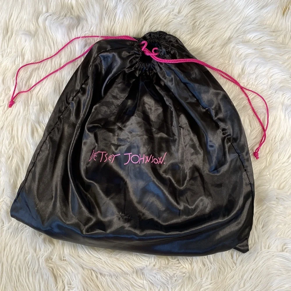 Betsey Johnson • Leather Studded Ruffle Detail Purse